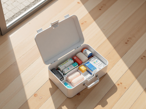 旅行护理场景，护肤品整齐摆放在行李箱中，户外背景，便携包装